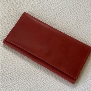 ABLE Brick Red Leather Debre Wallet